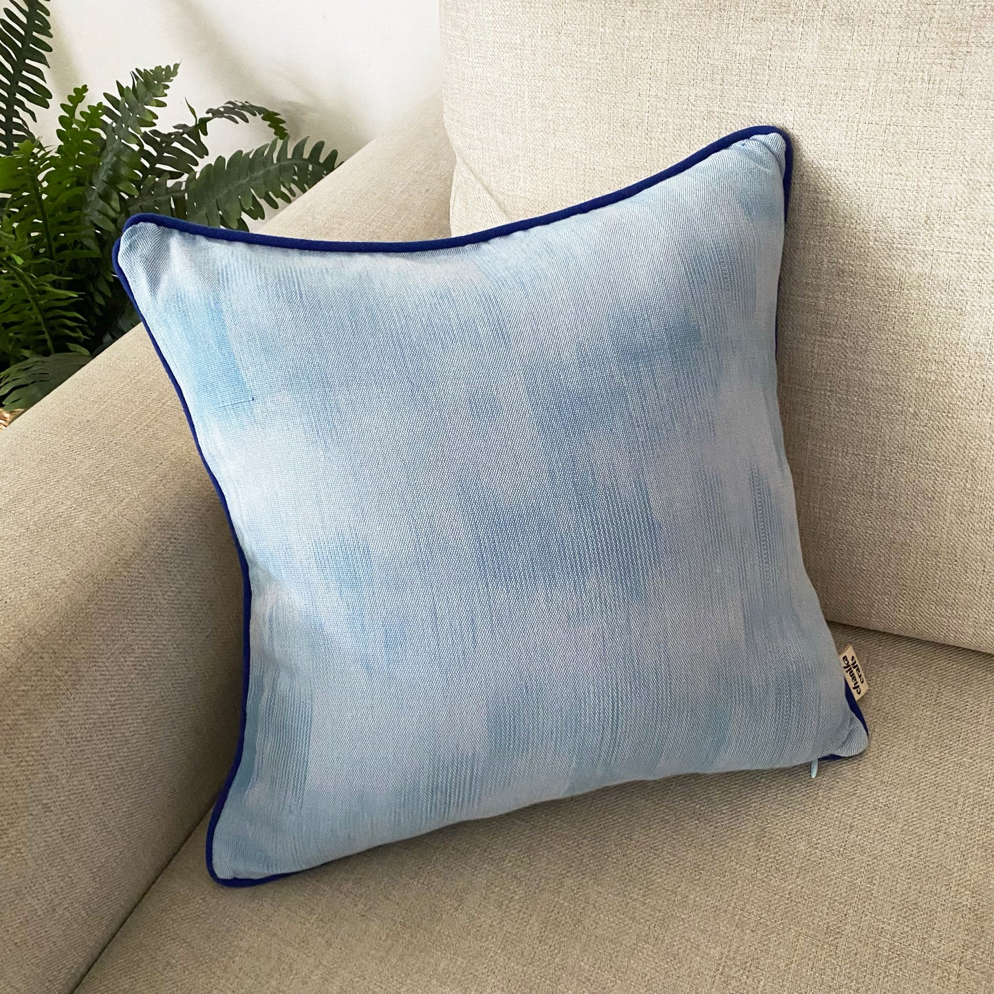 Abstract Blue Pillow Case