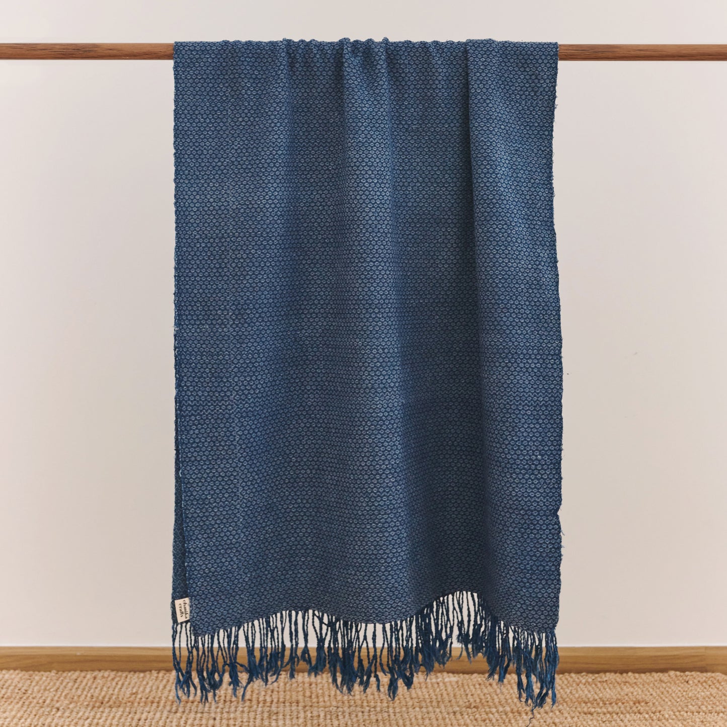 Handspun Cotton Throw Blanket